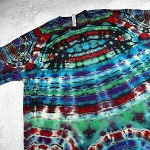Custom Artist Tie Dye Shirt Mens 2x Foolio Hand Dyed 1/1 Purple